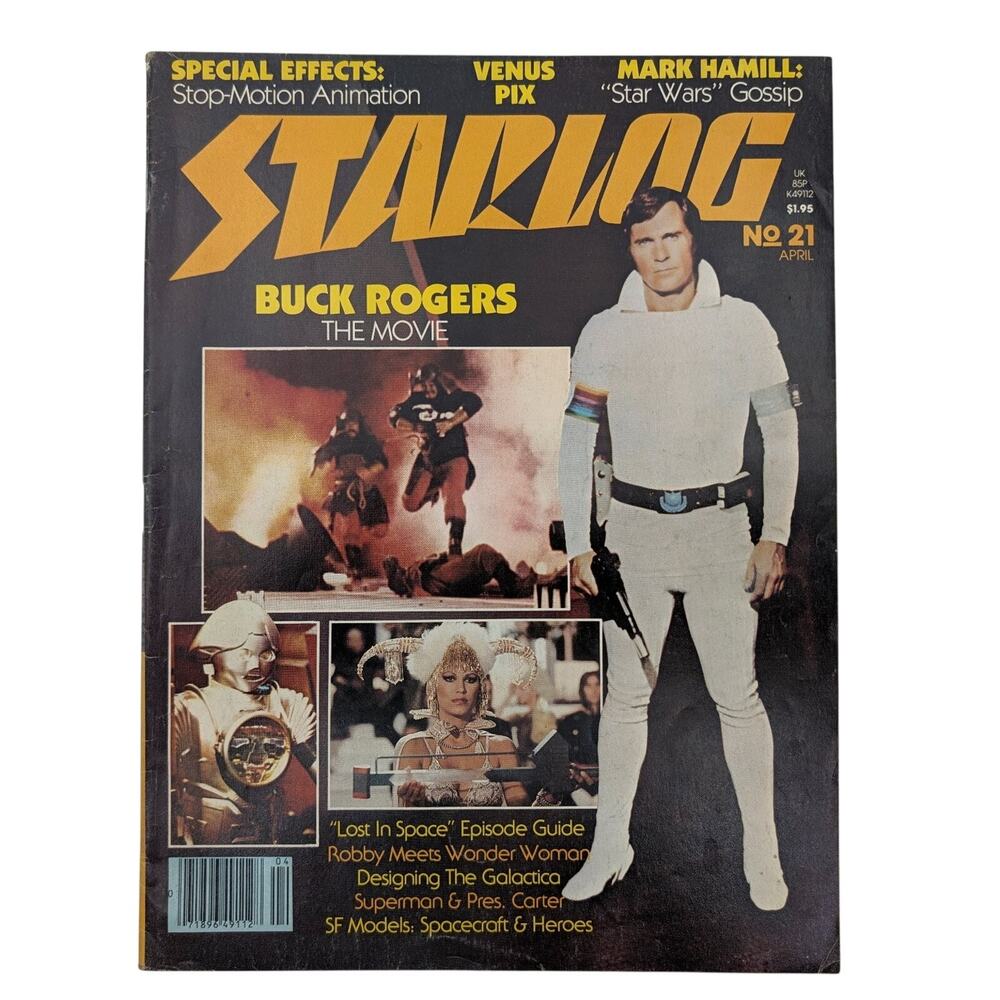 STARLOG Magazine #21 April 1979 Buck Rogers Movie Mark Hamill Sci-Fi Vintage